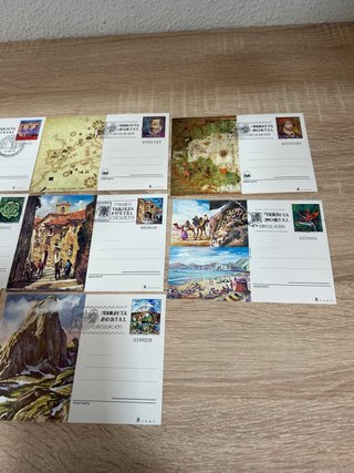 Carte postali con annullo