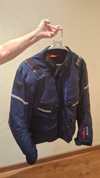 Chaqueta de moto azul talla L