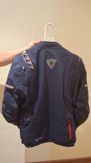 Chaqueta de moto azul talla L