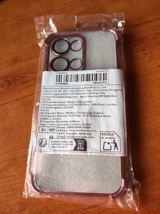 Funda OPPO Reno 13 5G Rosa Transparente