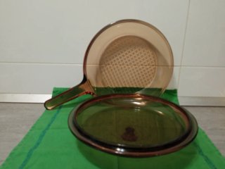 Sartén 24cm con tapa Vision Corning