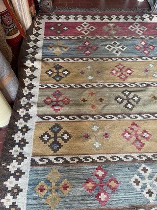 Tappeto Kilim lana multicolor antico 250x170