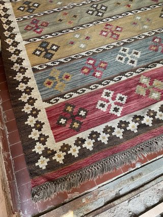 Tappeto Kilim lana multicolor antico 250x170