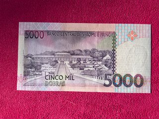 Billete 5.000 Dobras Santo Tomé y Príncipe 2004