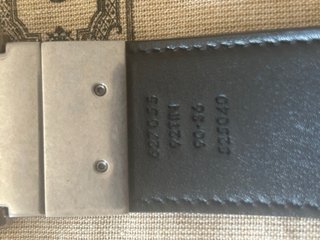 Cintura Gucci GG Supreme Canvas Pelle Nera