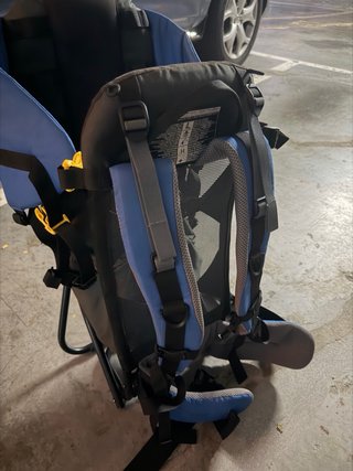 Mochila portabebés azul