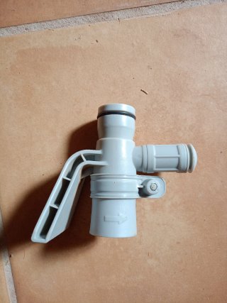 Adaptador Manguera Piscina Plástico Gris