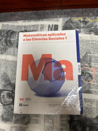 Matemáticas aplicadas a las Ciencias Sociales 1...
