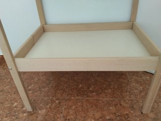 Cambiador bebé + cestos + protector