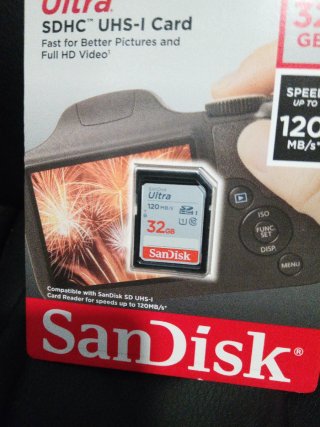 SanDisk Ultra SDHC 32 GB Full HD Video