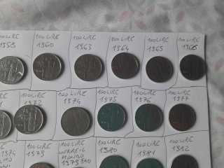 36 Monete 100 Lire Annate Diverse