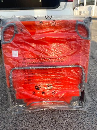Tumbona plegable tela y metal
