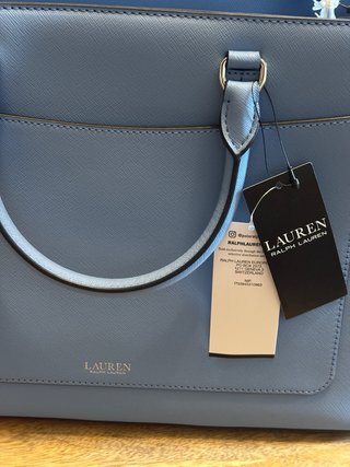 Borsa Polo Ralph Lauren Azzurra Pelle