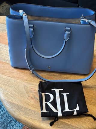 Borsa Polo Ralph Lauren Azzurra Pelle