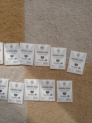 Lote 18 cromos España Mundial 2026