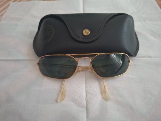 Gafas de Sol Ray-Ban Doradas y Verdes