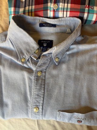 Camisa GANT Oxford Talla L Azul