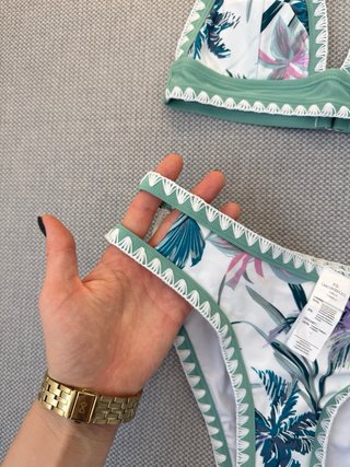 Bikini Cupshe floral XS nuevo