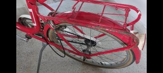 Bicicleta GAC plegable roja