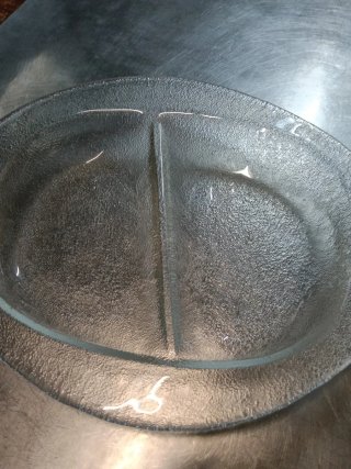 Antipastiera in vetro trasparente