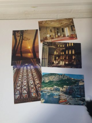 Raccolta di cartoline da vari paesi
