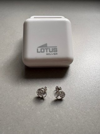 Pendientes Lotus Silver Árbol de la Vida