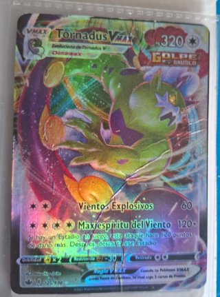 Carta Pokémon Tornadus VMAX 125/198