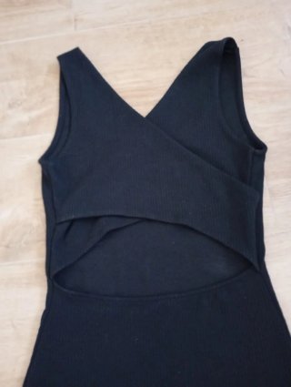 Vestido negro mujer