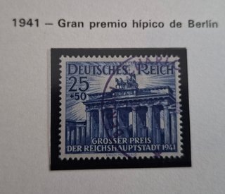 Francobolli Germania Terzo Reich Yvert 727 anno 1941