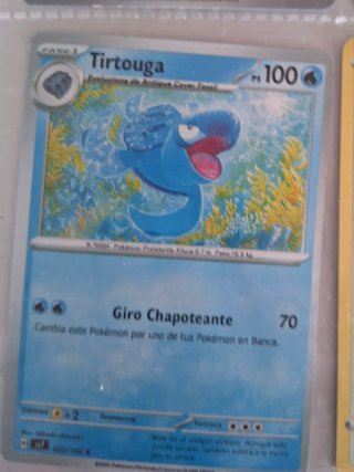 Carta Pokémon Tirtouga PS 100