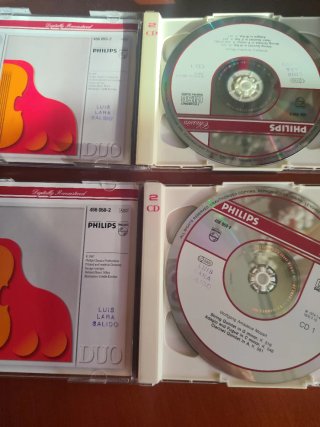 Lote 2 CDs Mozart Quintetos Philips