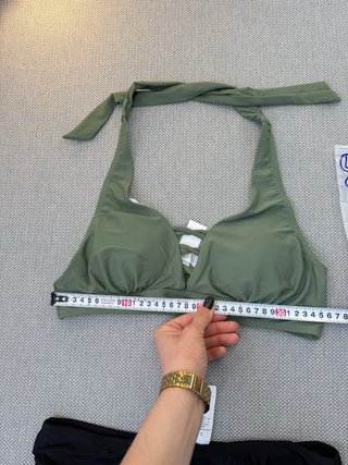Bikini verde y negro talla L