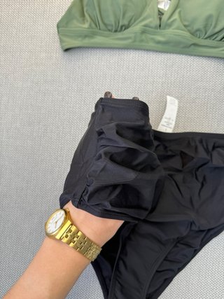 Bikini verde y negro talla L