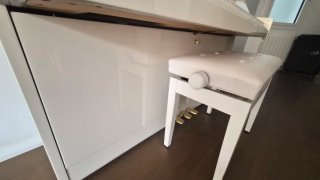 Piano Vertical Samick Blanco