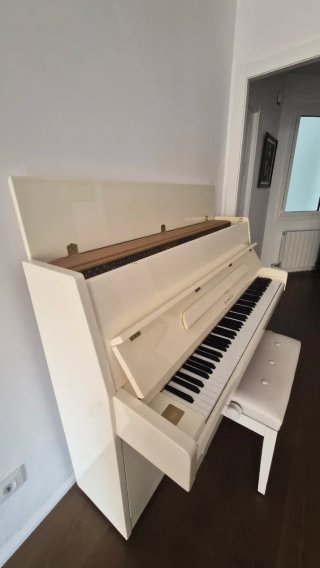 Piano Vertical Samick Blanco