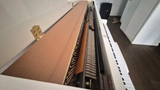 Piano Vertical Samick Blanco