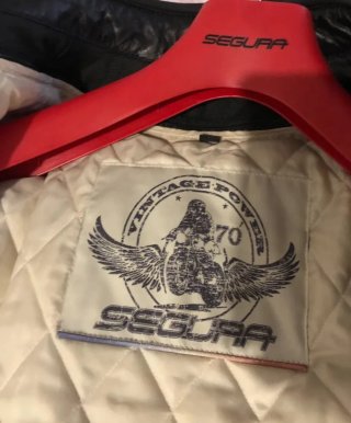 Chaqueta Moto Clásica Negra