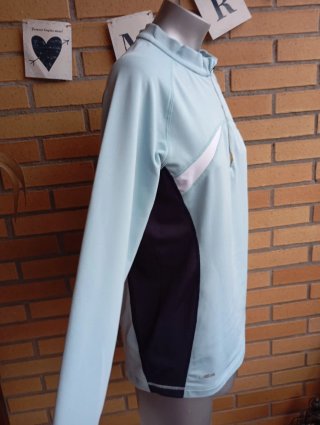 Sudadera New Balance Azul y Blanca