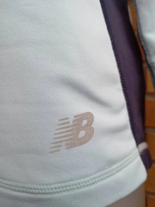 Sudadera New Balance Azul y Blanca