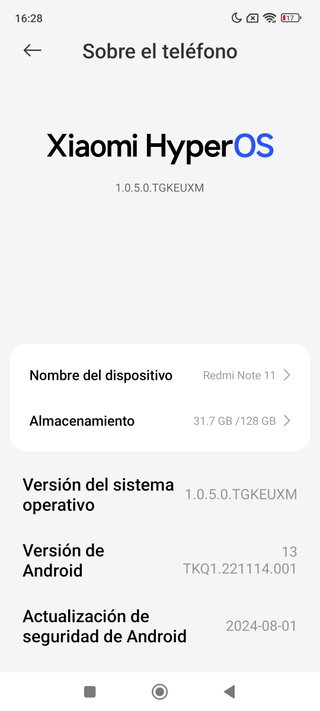 Xiaomi Redmi Note 11 128GB (Nuovo schermo)