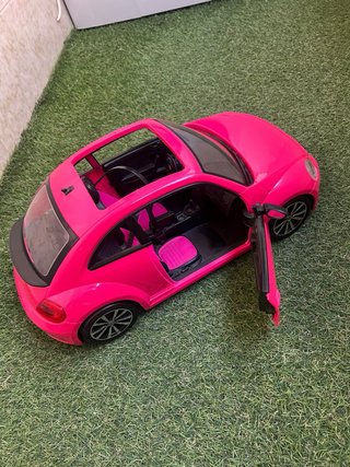 Coche Barbie Rosa Volkswagen Beetle