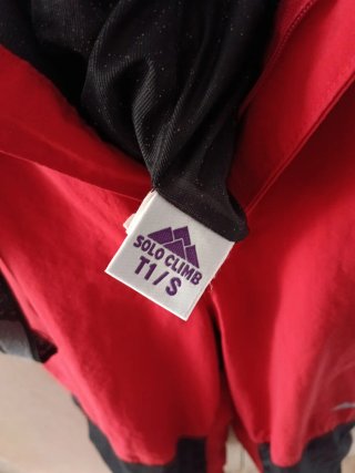 Pantalones de esquí Solo Climb Rojo/Negro Talla S