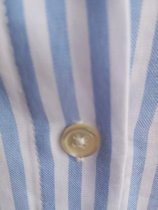 Camisa Zara Rayas Azul y Blanco Talla S y M