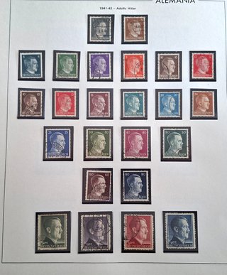 Francobolli Germania Terzo Reich Yvert 705-26 Anno 1941