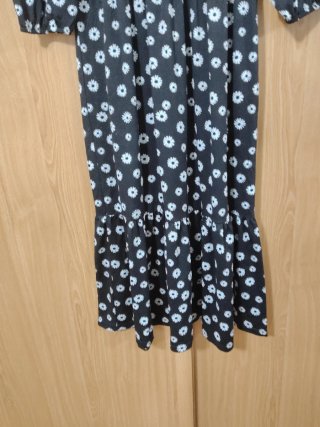 Vestido largo estampado floral