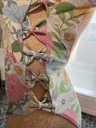 Bañador estampado floral T/85