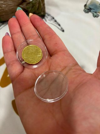 Scatola Trasparente per Collezione di Monete