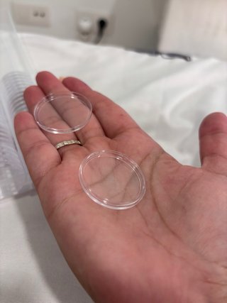 Scatola Trasparente per Collezione di Monete