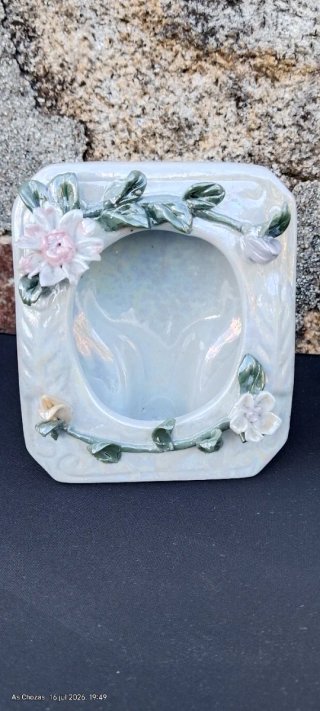 Lote Porcelana Decorativa Figuras Flores