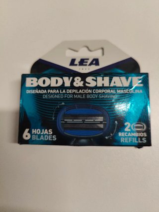 Recambios Cuchillas LEA Body & Shave 6+20